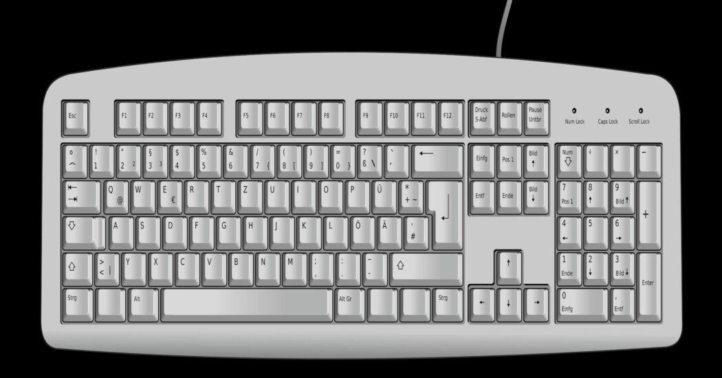 How Large Print German Computer Keyboards Support Better Visibility